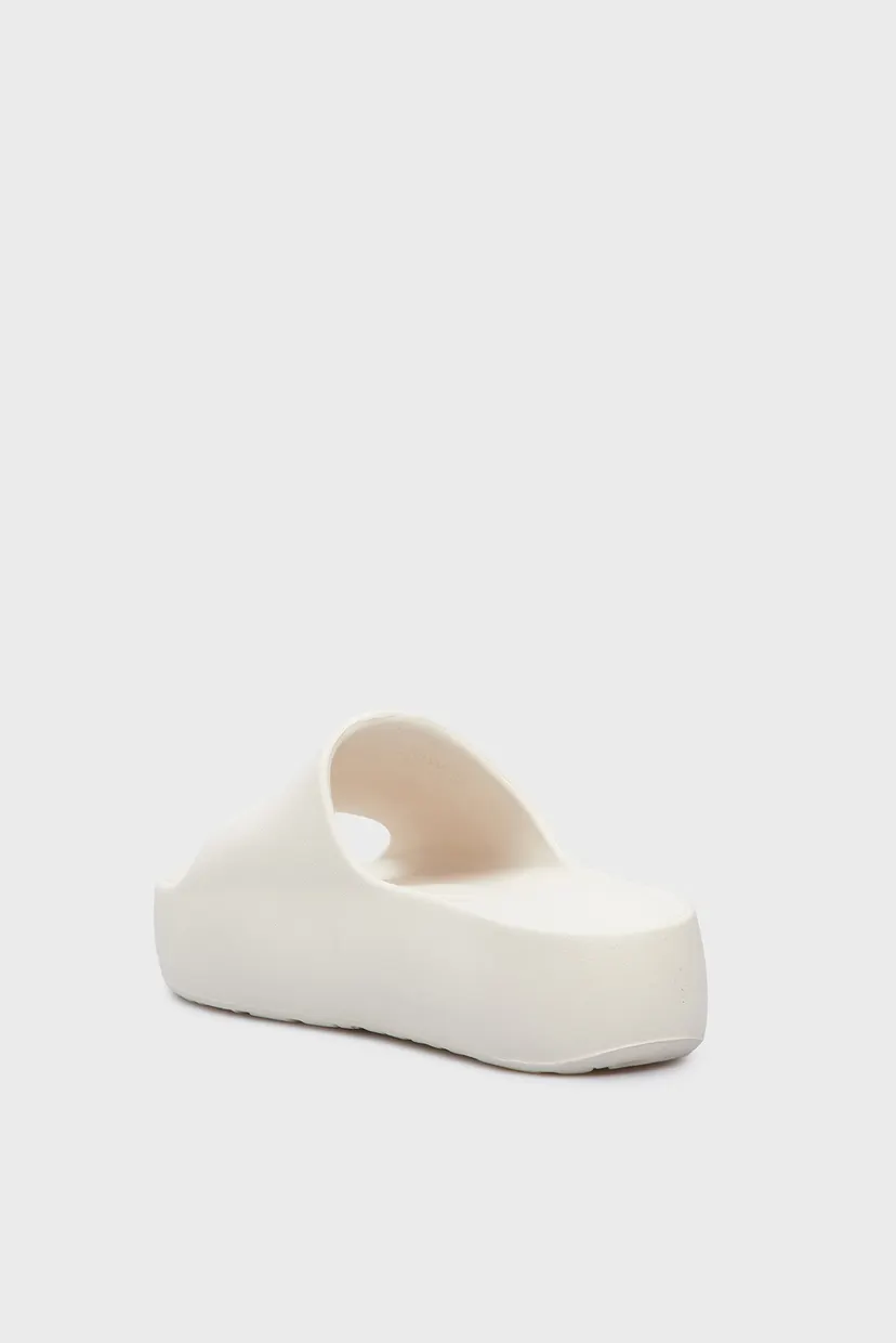 Жіночі білі слайдери TJW CHUNKY FLATFORM SLIDE 5