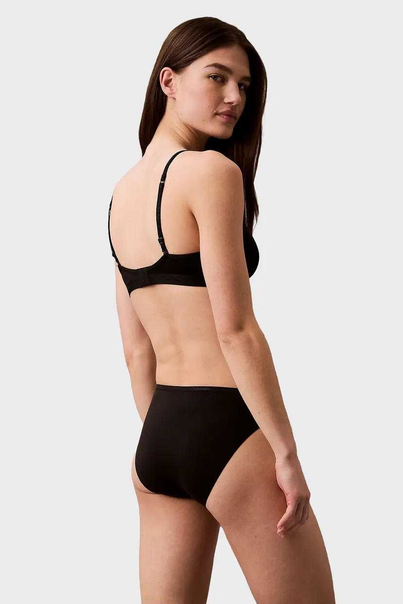 Женские черные трусики HIGH LEG BRIEF 4