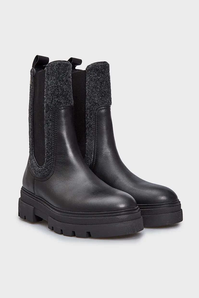 Жіночі чорні шкіряні челсі SEASONAL FEMININE CHELSEA BOOT 3