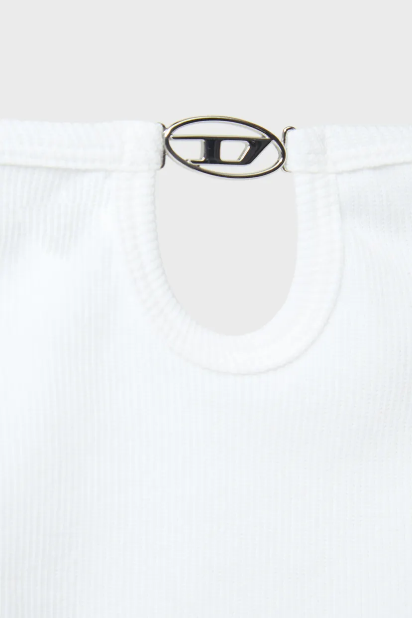 Женские белые трусики UFPN-D-OVAL-HIGH-WAISTED-BRIEF MUTANDE 4