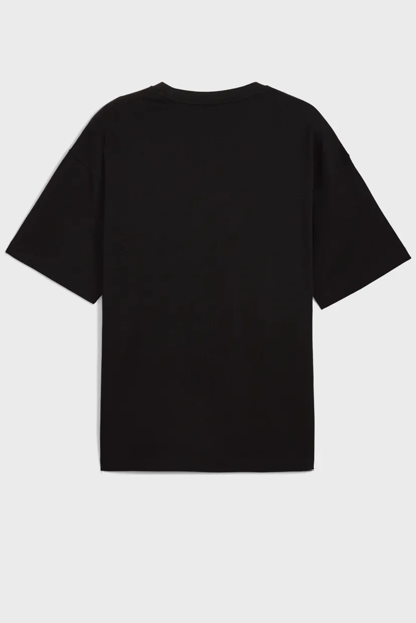 Чоловіча чорна футболка WARDROBE ESS Oversized Tee Men 5