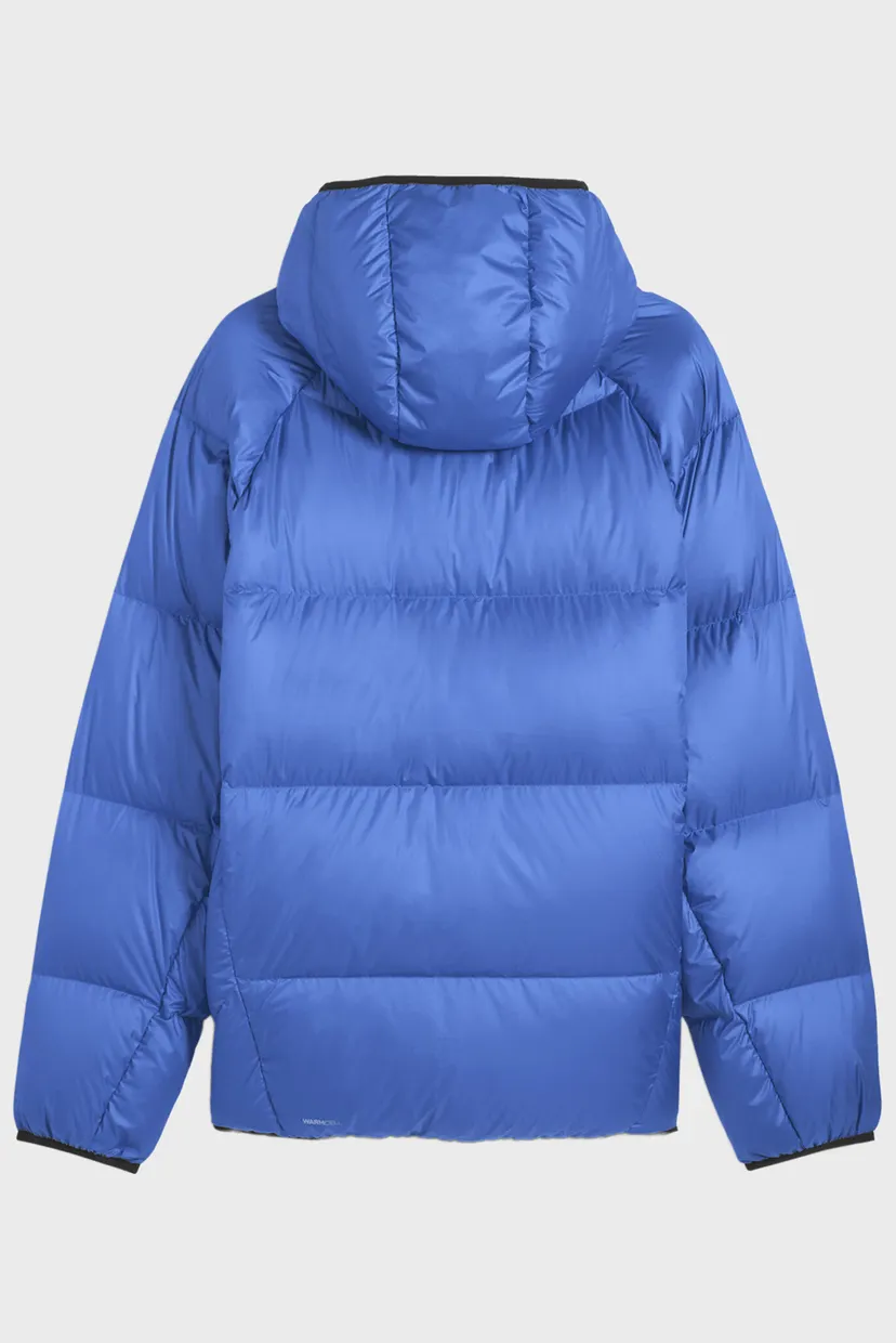 Мужской синий пуховик Hooded Down Puffer Jacket Men 5