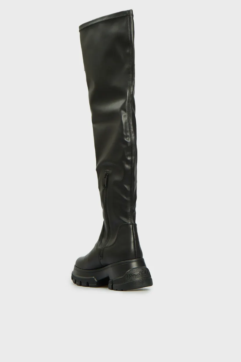 Жіночі чорні ботфорти TJW LIGHTWEIGHT OTK BOOT 5