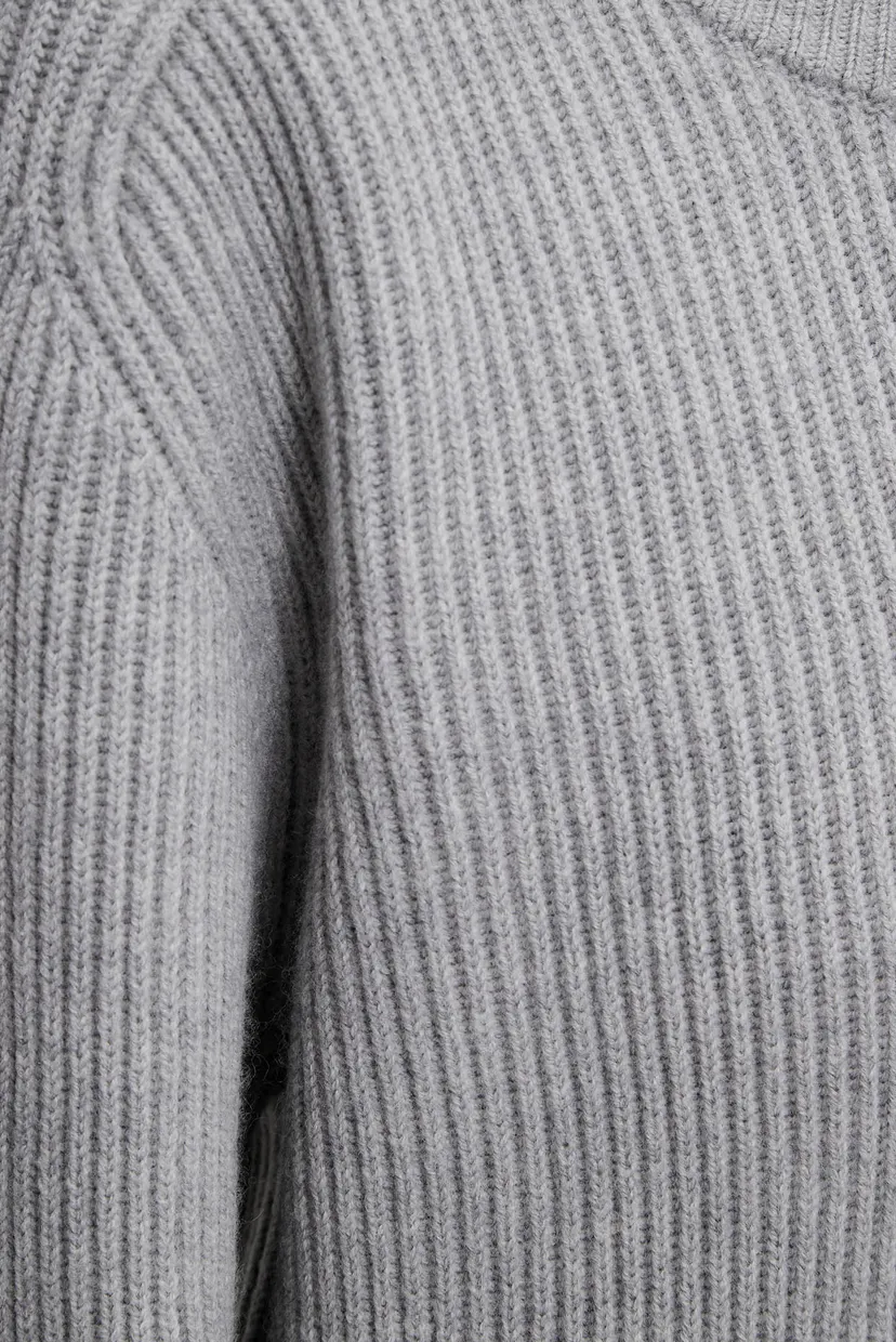 Жіночий сірий вовняний светр MERINO BOXY CREW SWTR 3