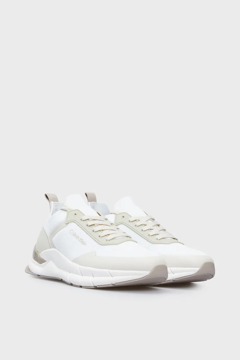 Мужские белые кроссовки LOW TOP LACE UP MIX 3