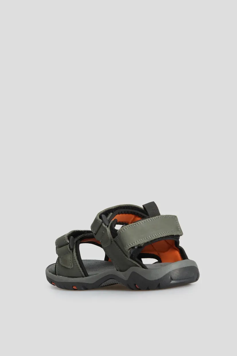 Чоловічі оливкові шкіряні сандалі ALMAAK HIKING SANDAL 5