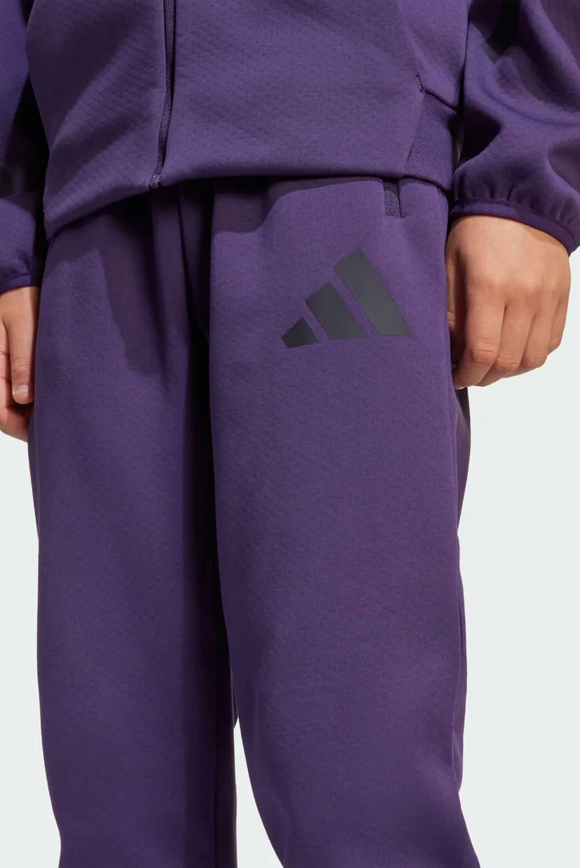Дитячі фіолетові спортивні штани adidas Z.N.E. Tapered-Leg Kids 4