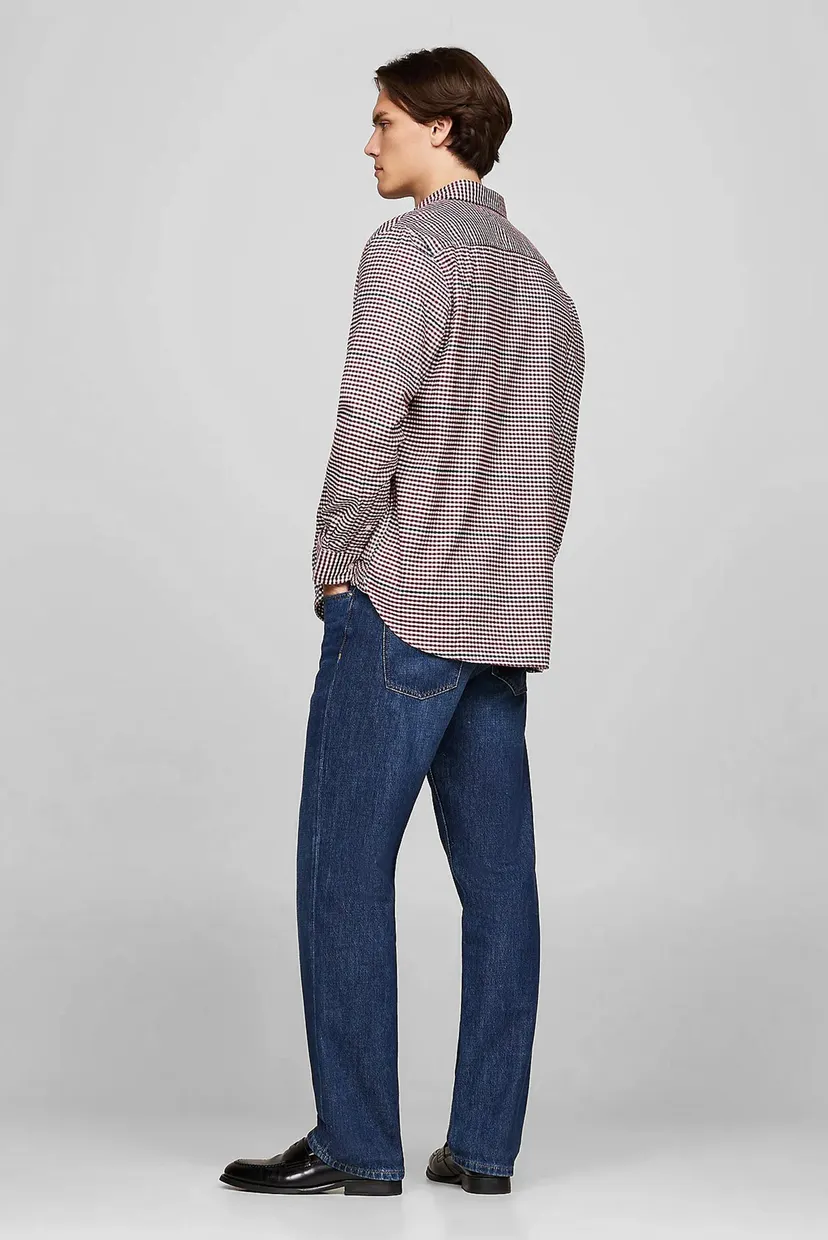 Мужская рубашка в клетку BRUSHED GINGHAM OVERCHECK 3