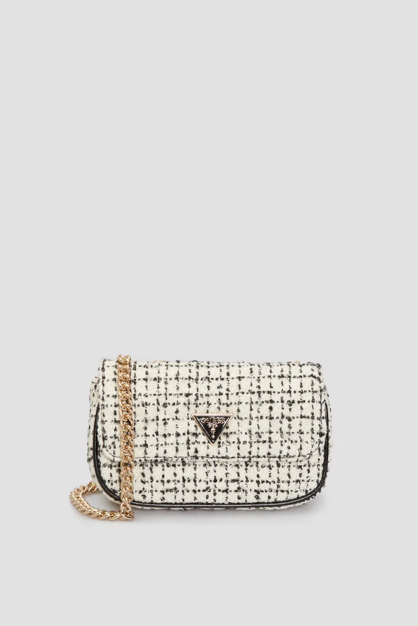 Женская твидовая сумка Guess HWTZ87.00780;BKW — MD-Fashion