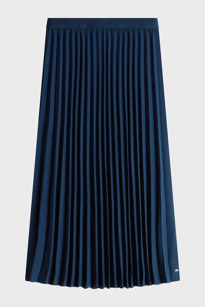Жіноча темно-синя плісирована спідниця FLUID PLEATED 5