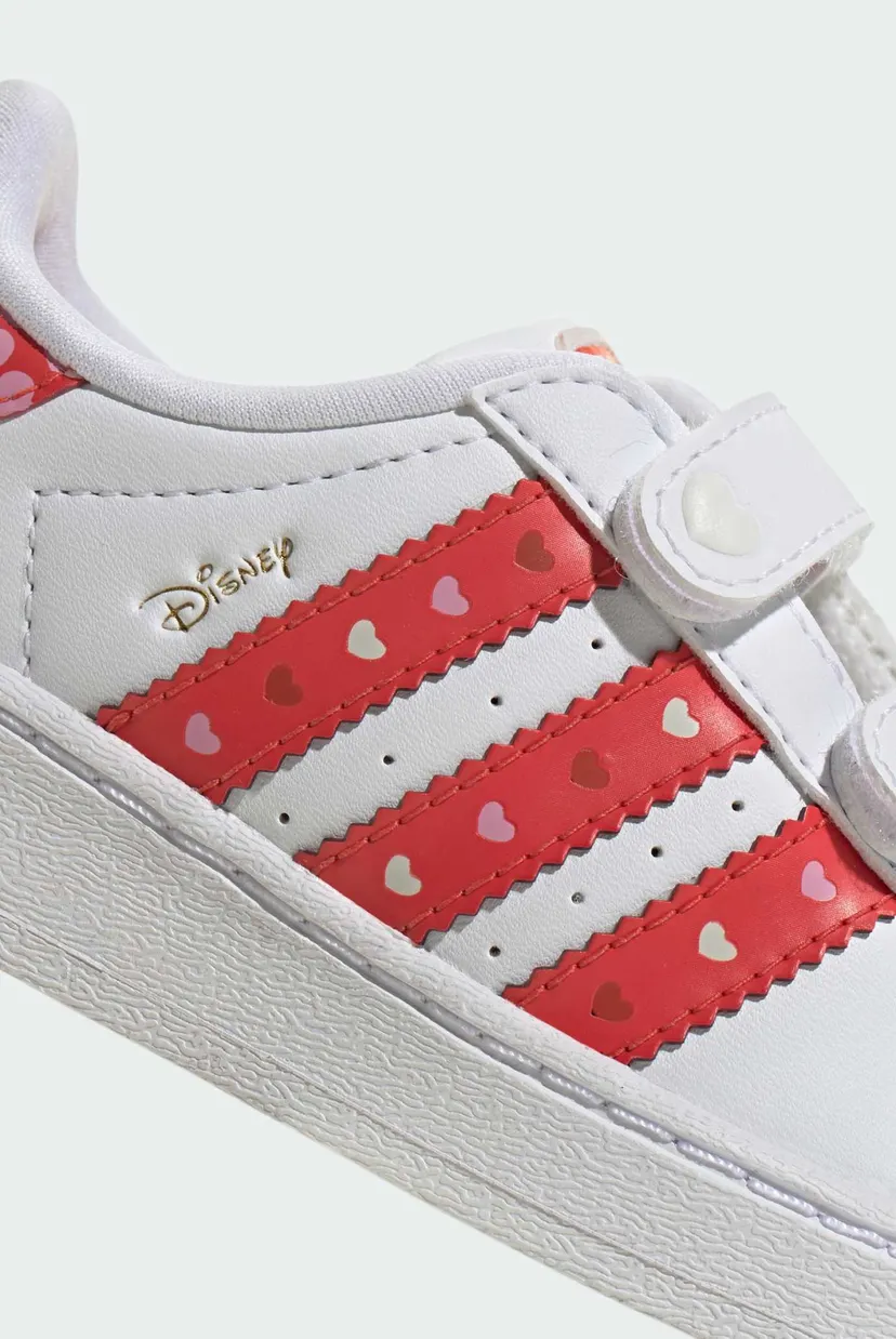 Дитячі білі снікерси ADIDAS DISNEY SUPERSTAR LED LIGHTS COMFORT CLOSURE 8