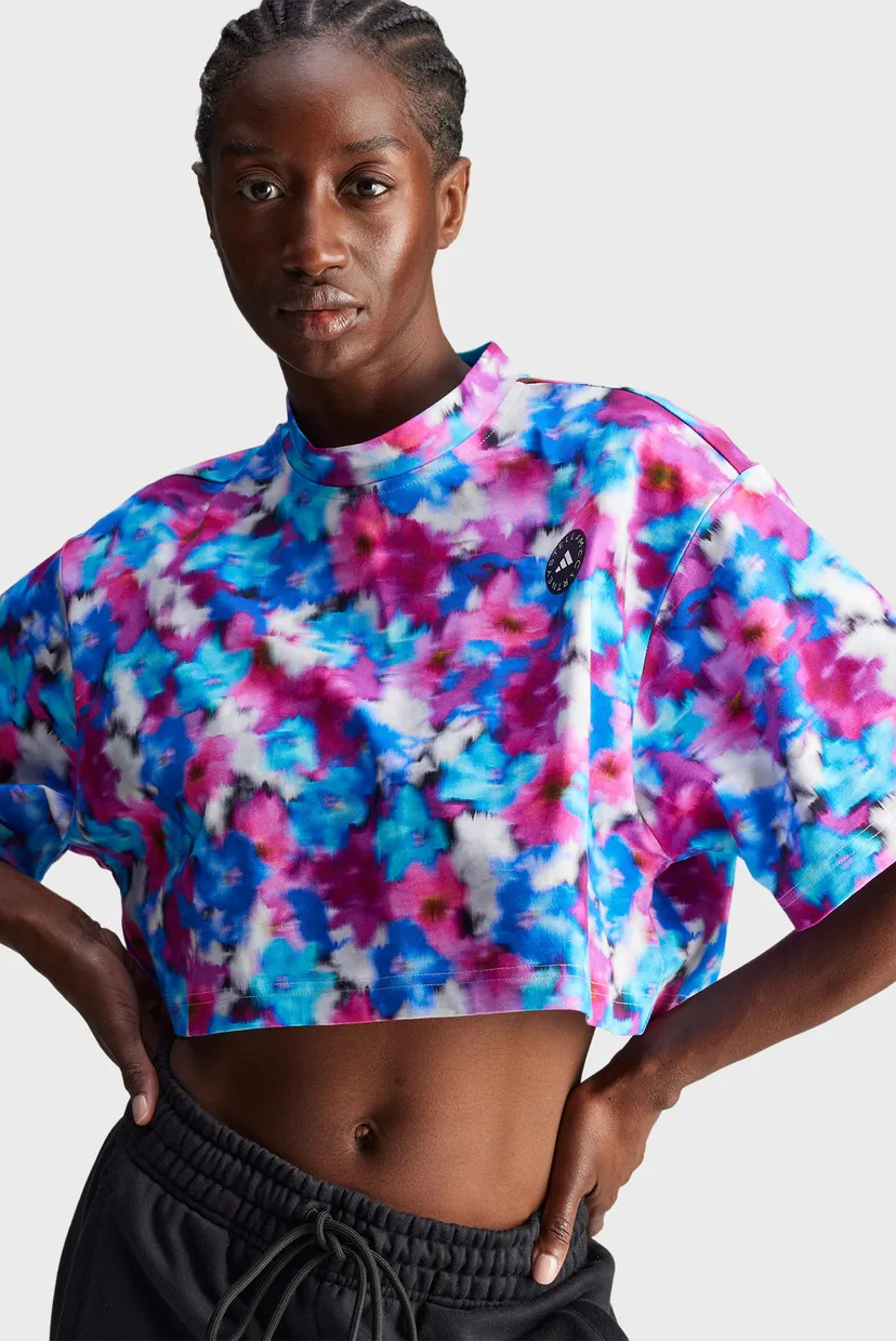 Жіноча футболка з візерунком adidas by Stella McCartney Printed 4