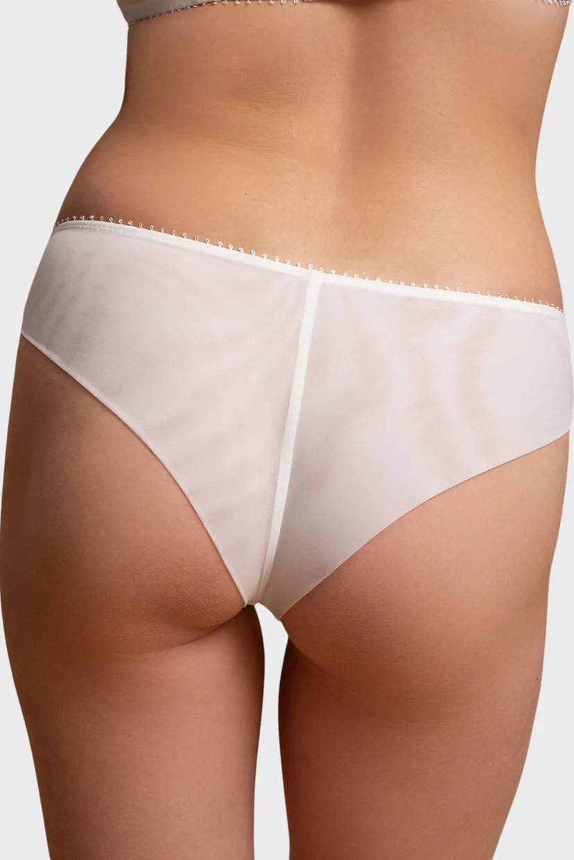 Женские белые трусики 5