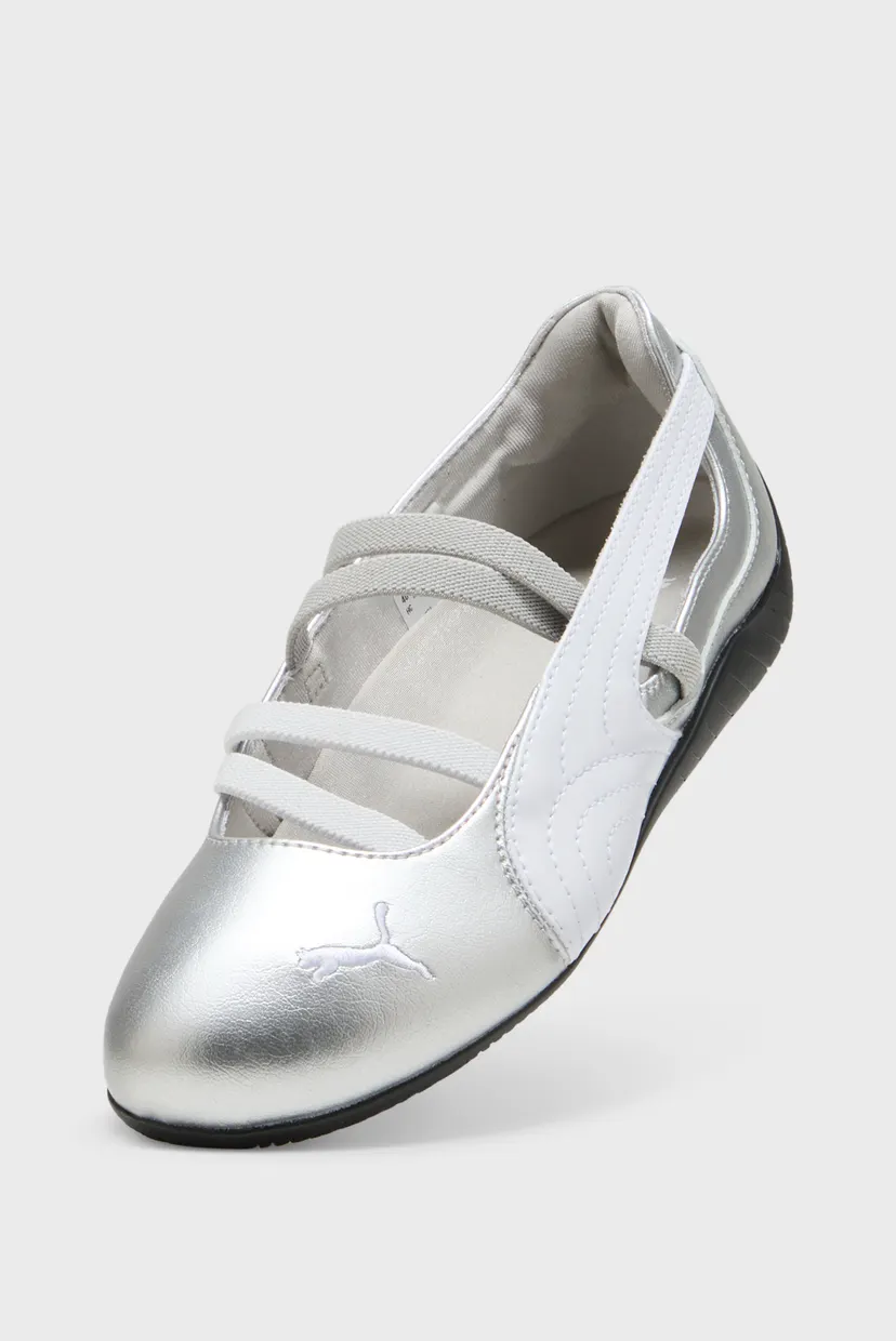 Жіночі сріблясті балетки Speedcat Ballet Metallic Shoes Women 5
