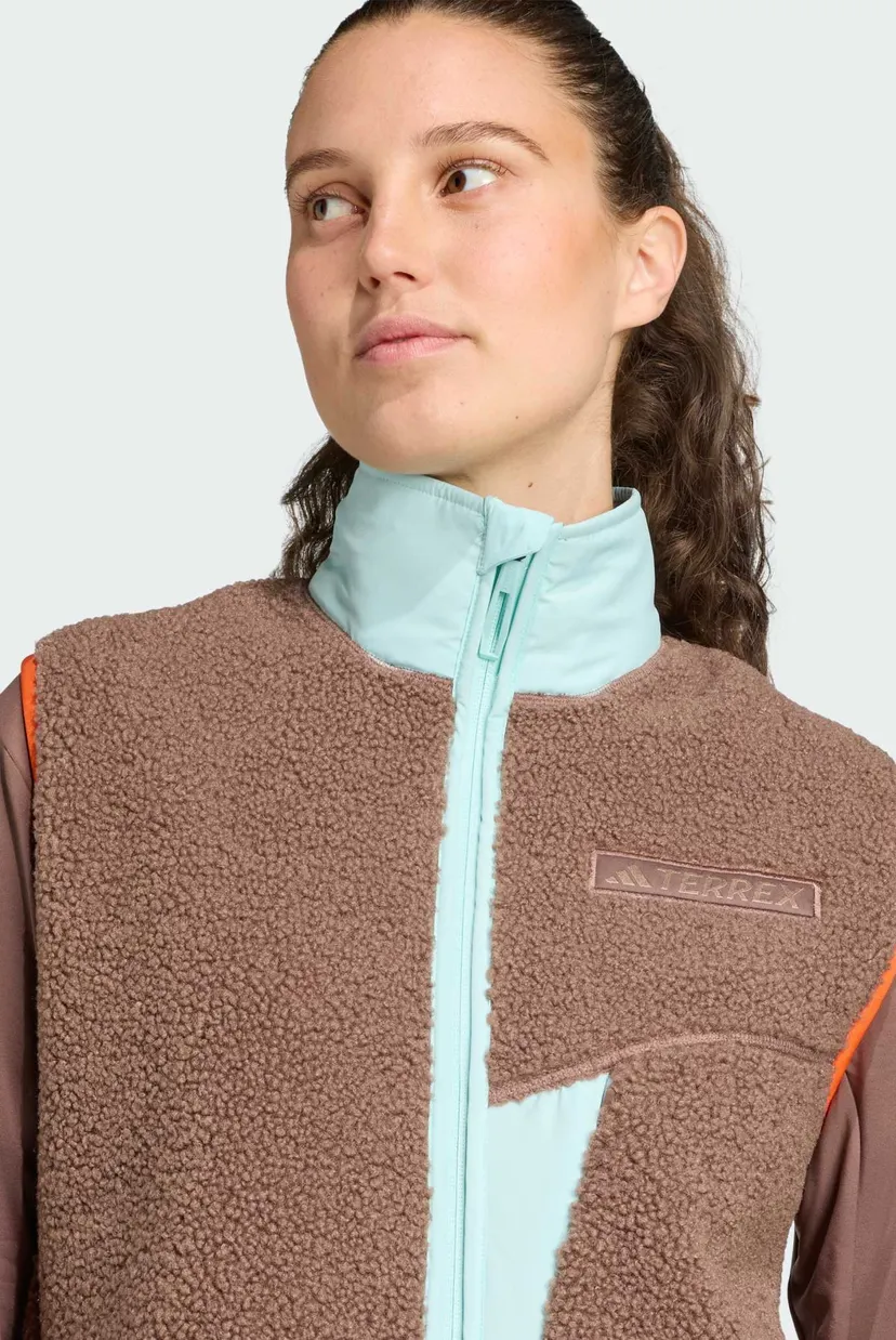 Жіночий бежевий жилет Terrex Xploric High Pile Fleece 4