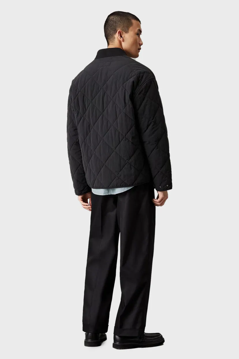 Мужская черная куртка QUILTED JACKET 3