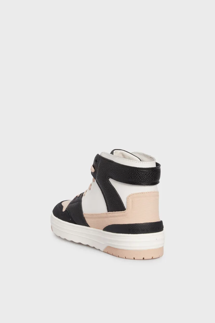 Жіночі шкіряні кросівки TH PREMIUM HI BASKET SNEAKER 4