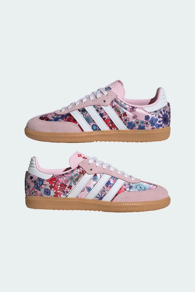Дитячі рожеві снікерси ADIDAS LIBERTY LONDON SAMBA OG 7