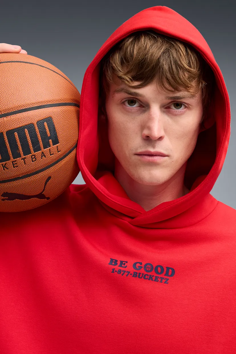 Мужское красное худи Hoops x E.T. Basketball Hoodie Men 4
