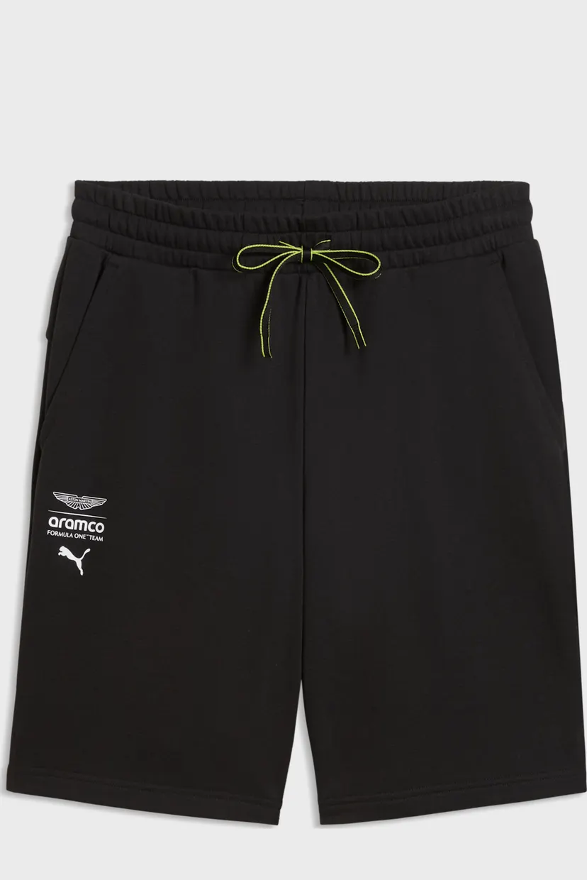 Мужские черные шорты PUMA x ASTON MARTIN ARAMCO F1® TEAM Essentials Shorts Men 4
