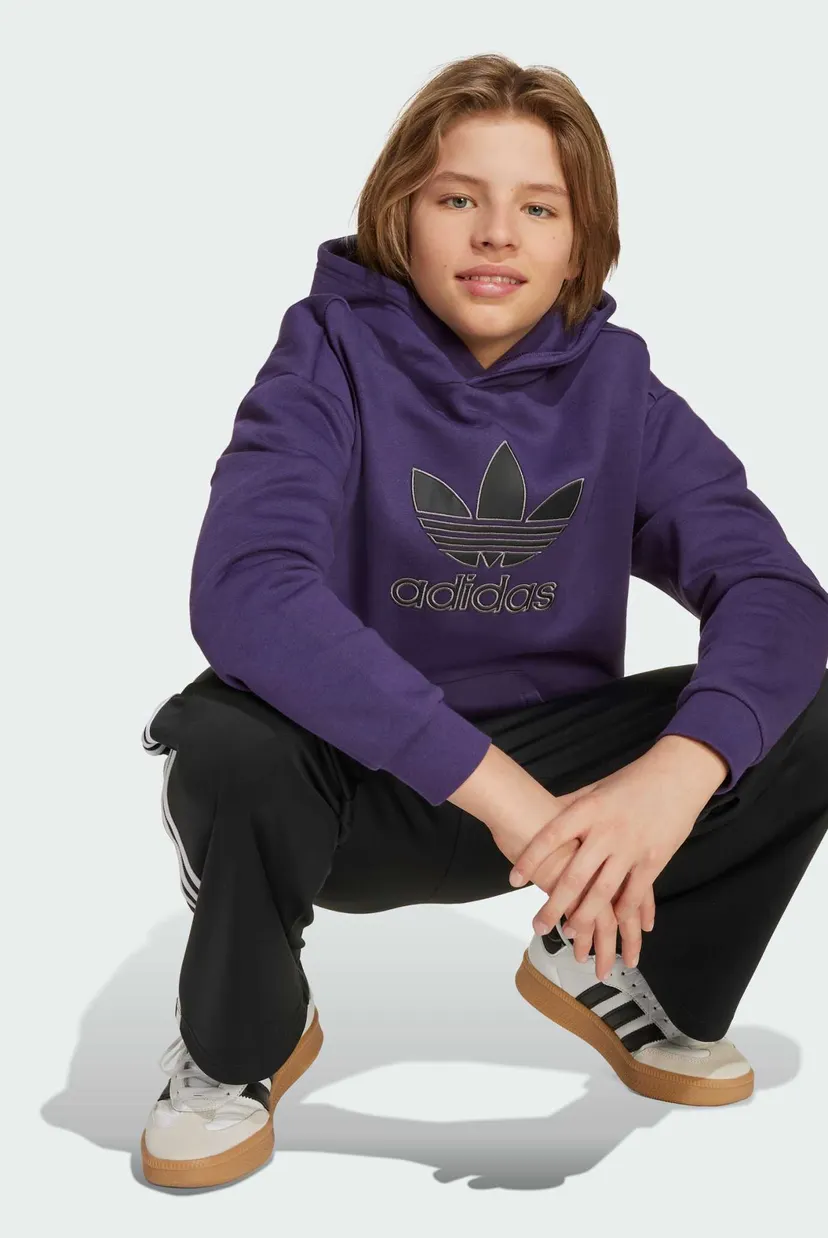 Дитяче фіолетове худі Trefoil Kids 5