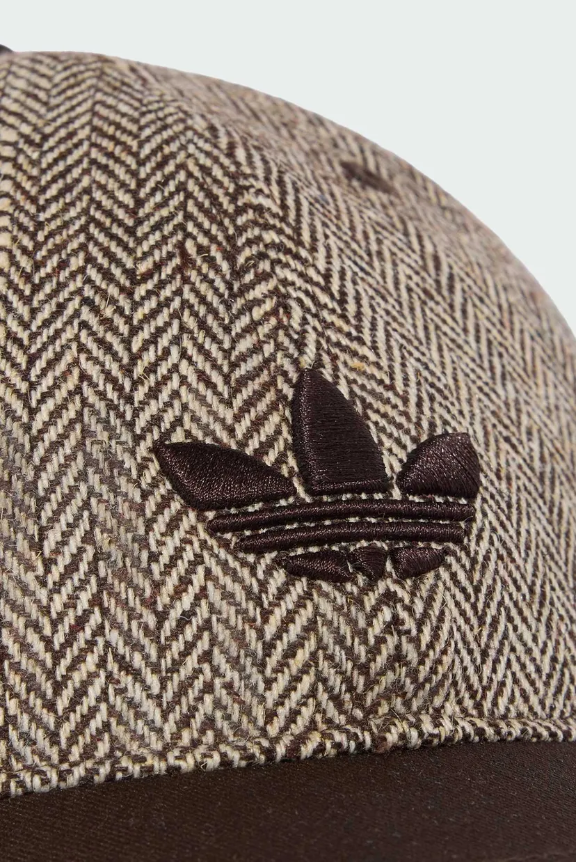Коричнева кепка ADIDAS ORIGINALS TWEED 3