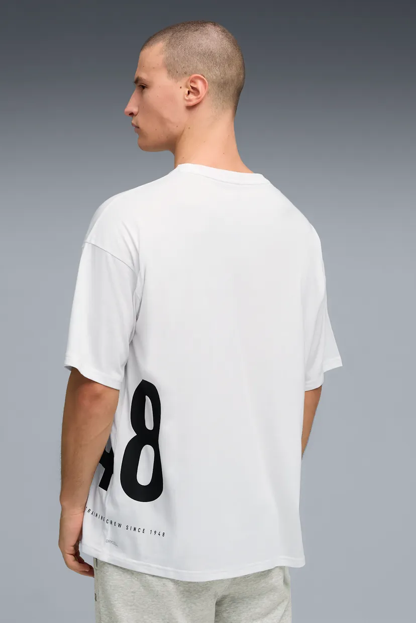Мужская белая футболка Graphics Training Tee Oversized Men 3