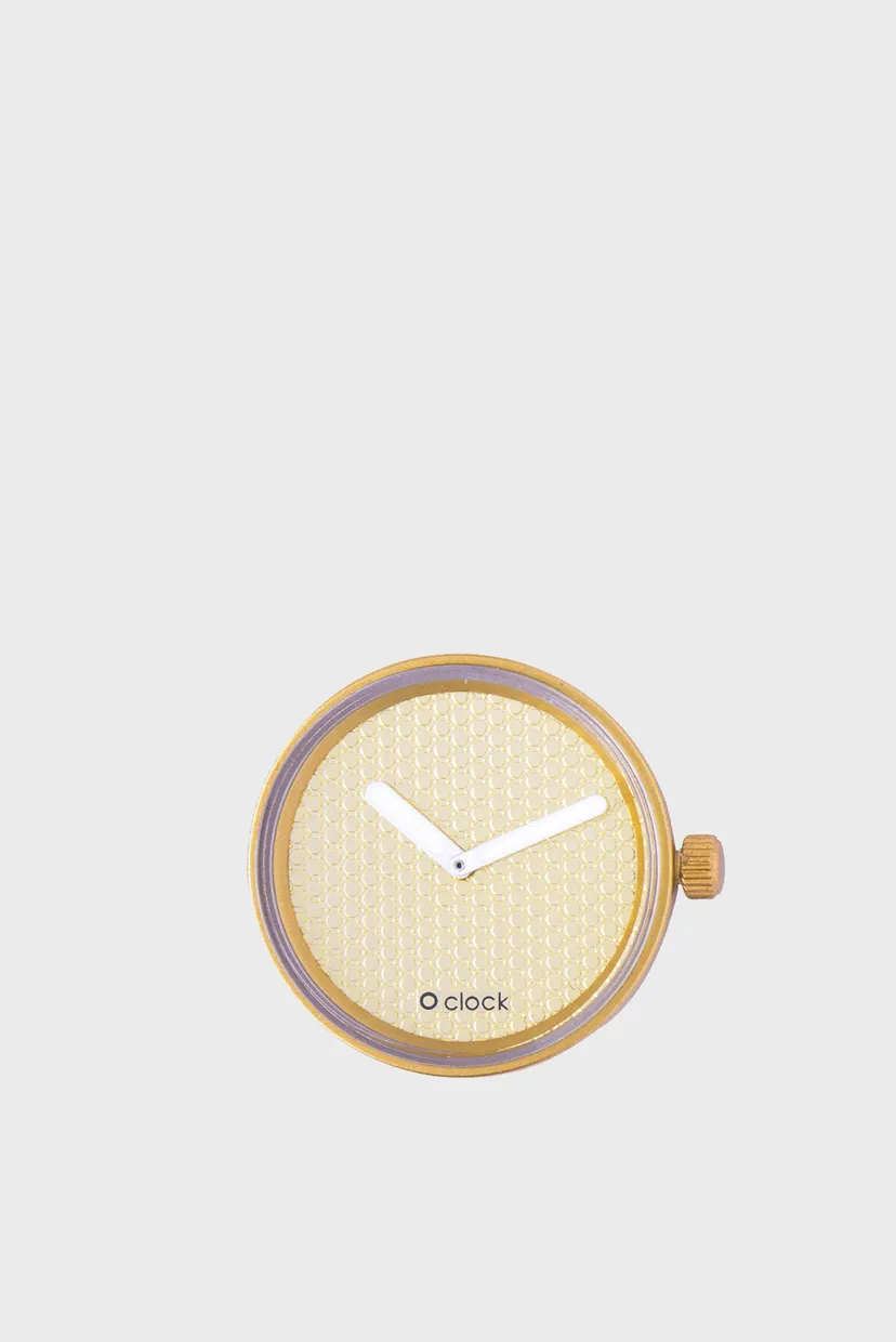 Женские золотистые часы O clock 3