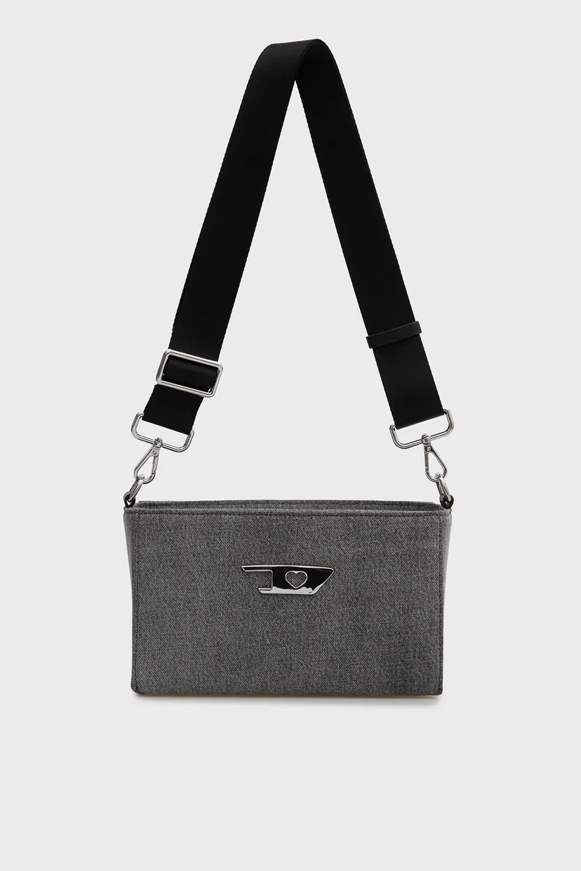 Жіноча сіра джинсова сумка HEART-D CAMERA BAG II 5