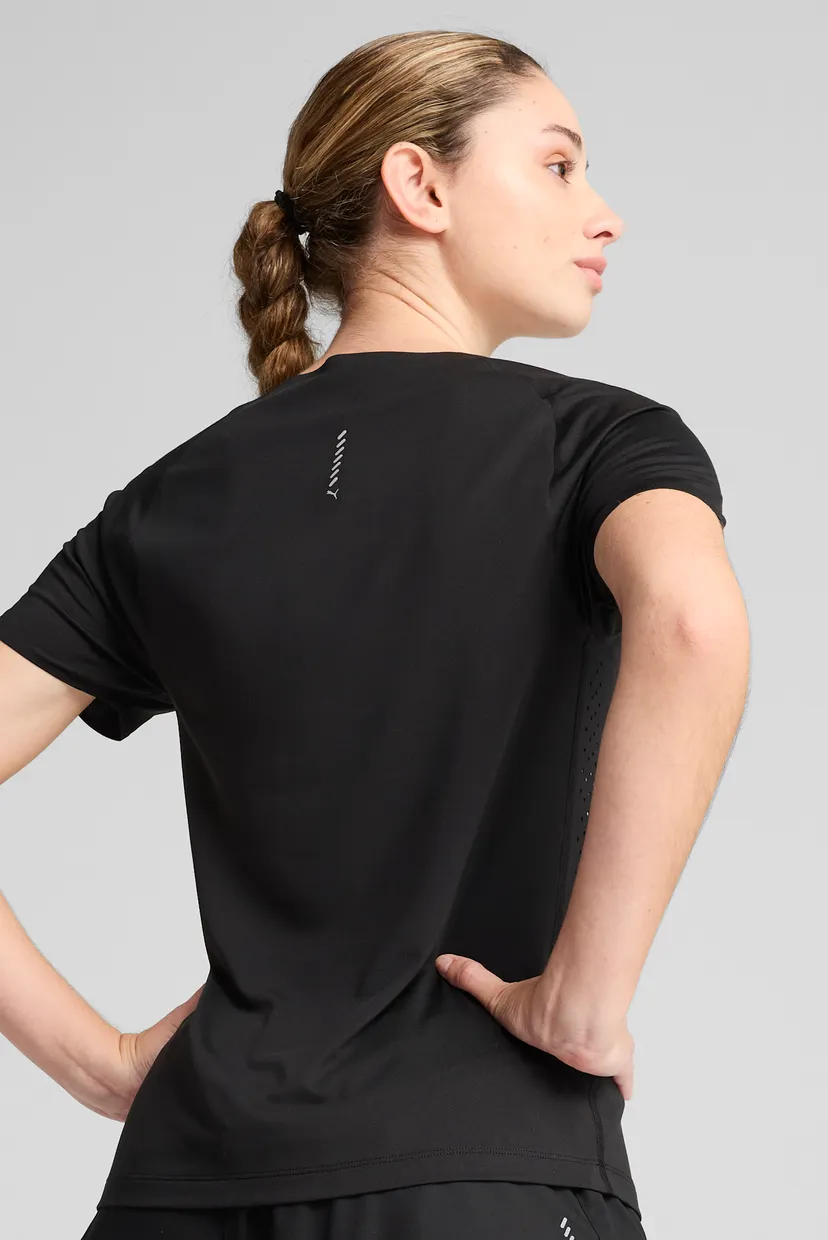 Жіноча чорна футболка RUN CLOUDSPUN Tee Women 3