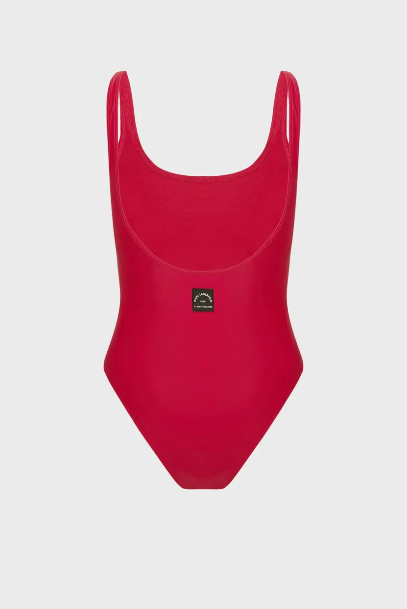 Женский малиновый купальник RSG LOGO SWIMSUIT 6
