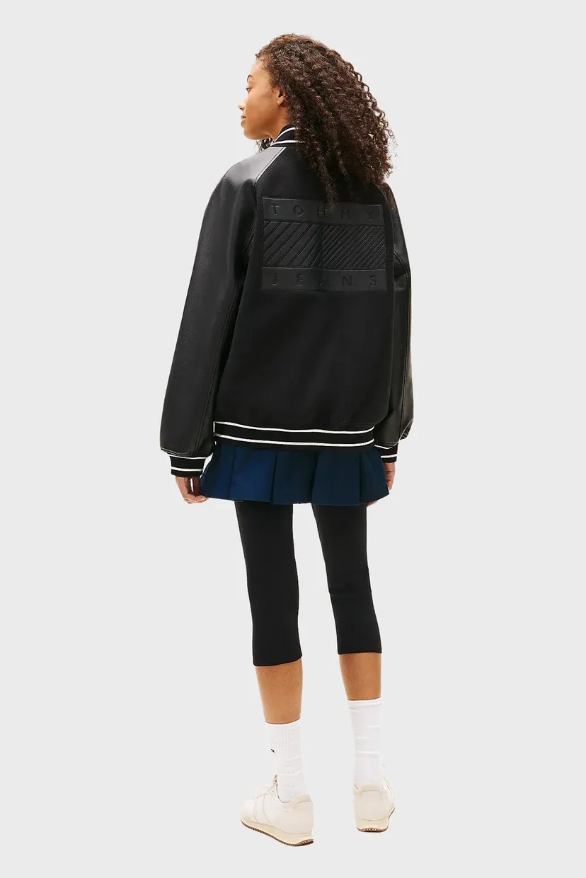 Женский черный бомбер RLX FLAG VARSITY 3