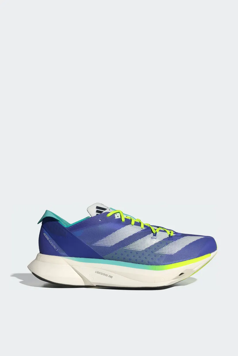 Сині кросівки ADIZERO ADIOS PRO 3 M adidas ID3635 — MD-Fashion