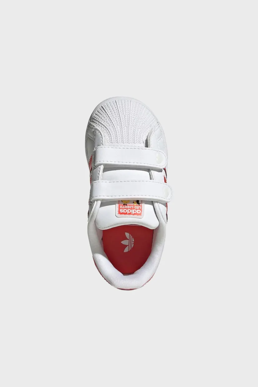 Детские белые сникерсы ADIDAS DISNEY SUPERSTAR LED LIGHTS COMFORT CLOSURE 7