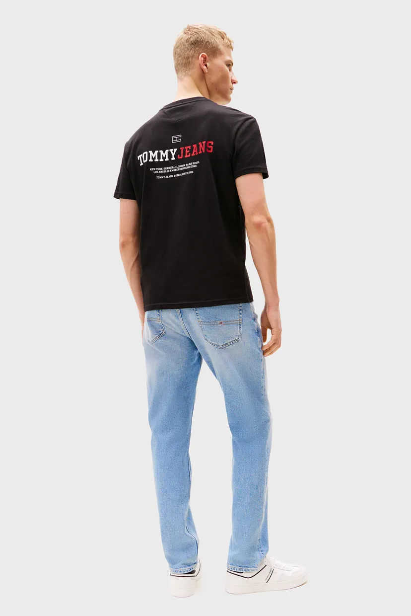 Чоловіча чорна футболка TJM REG DNA GRAPHIC TEE 4