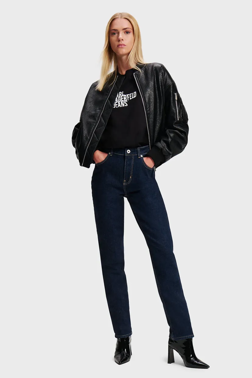 Жіночі темно-сині джинси hr tapered denim 3