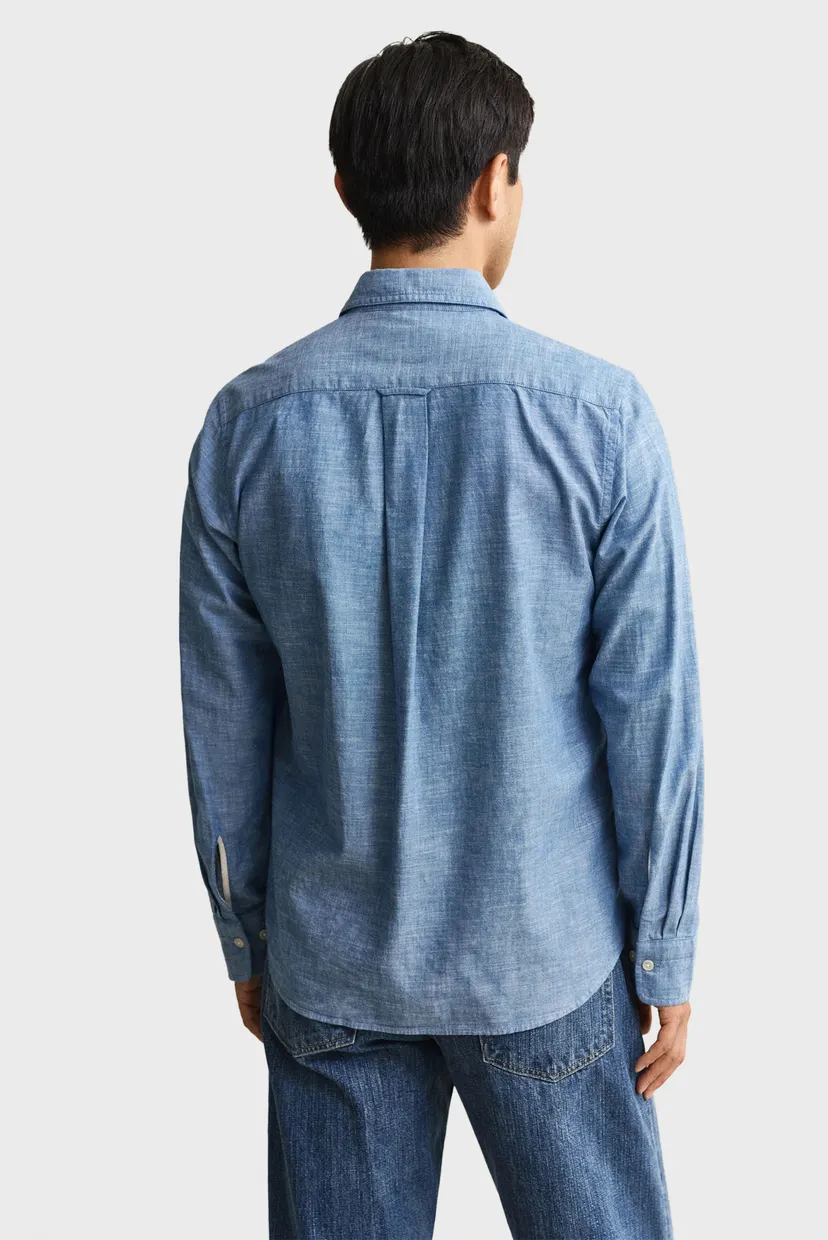 Мужская синяя рубашка CHAMBRAY 3