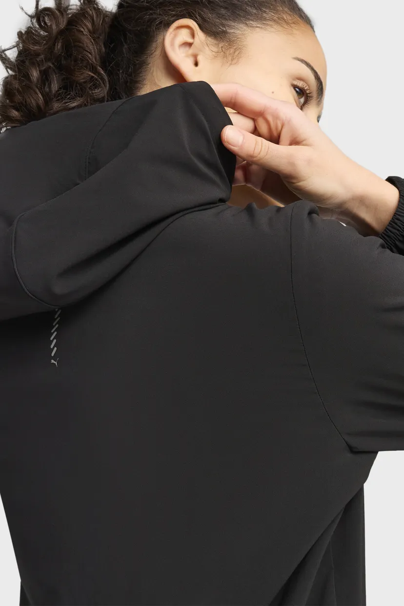 Жіноча чорна вітровка VELOCITY Woven Running Jacket Women 4