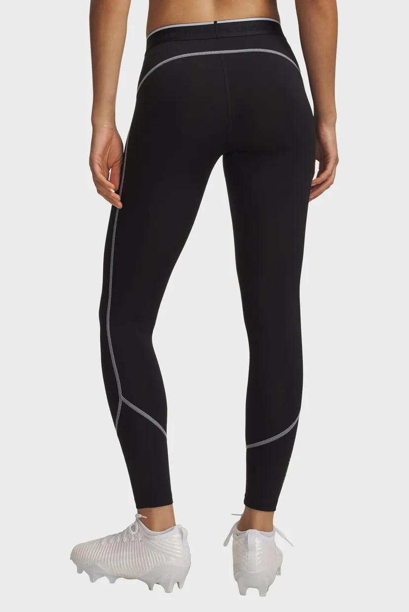 Женские черные тайтсы HeatGear Elite Legging 3