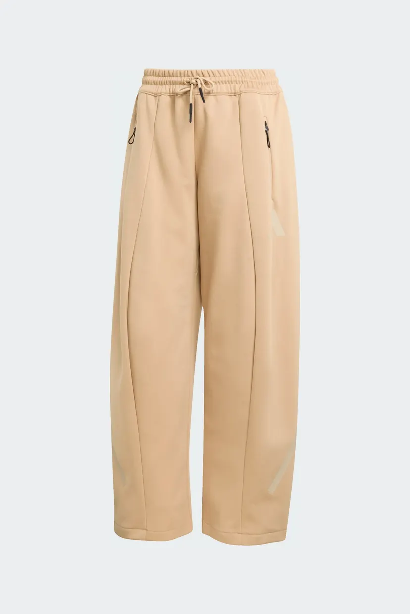 Женские бежевые спортивные брюки adidas Z.N.E. Open-Hem 6