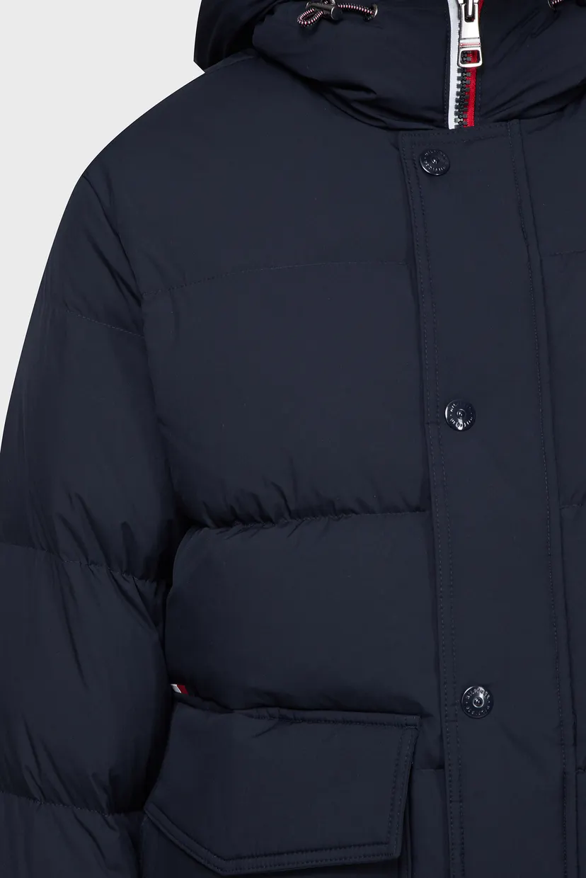 Мужской темно-синий пуховик ROCKIE DOWN HOODED JACKET 9