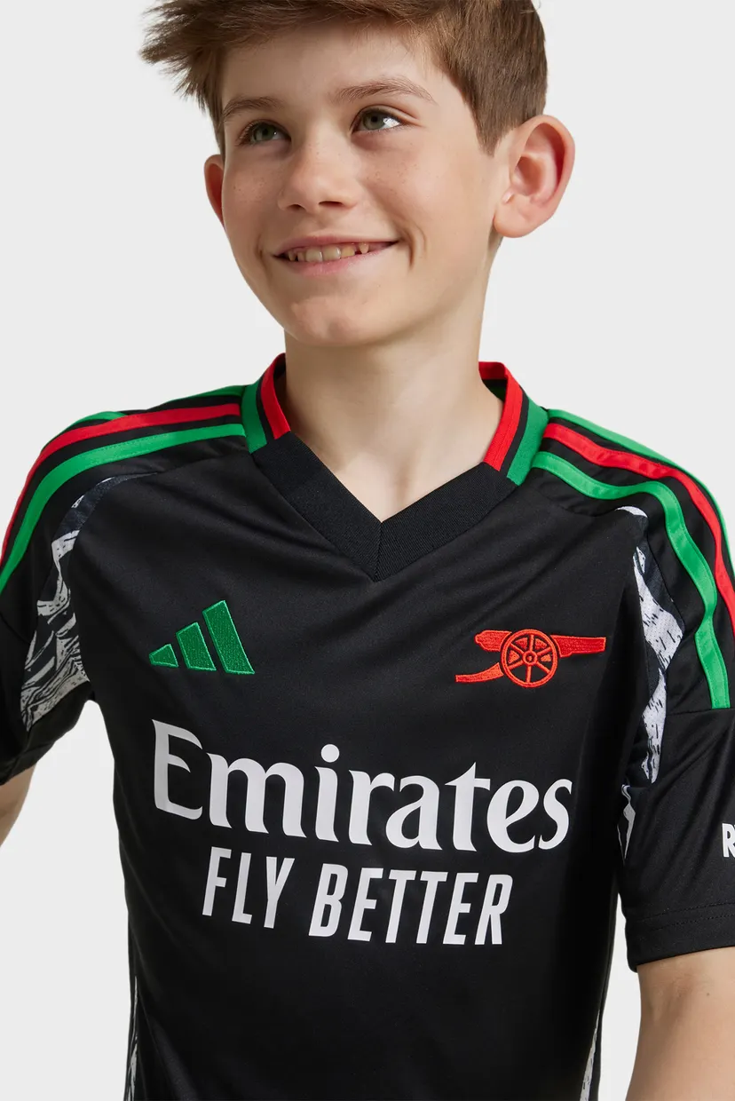 Дитяча чорна футболка Arsenal 24/25 Away Kids 5