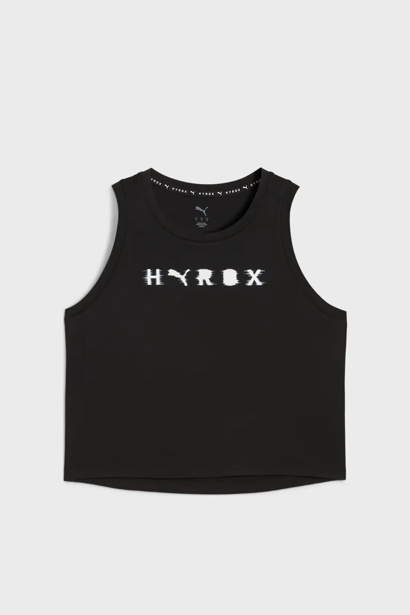 Жіноча чорна майка PUMA x HYROX CLOUDSPUN ThermoAdapt Crop Tank Women 4