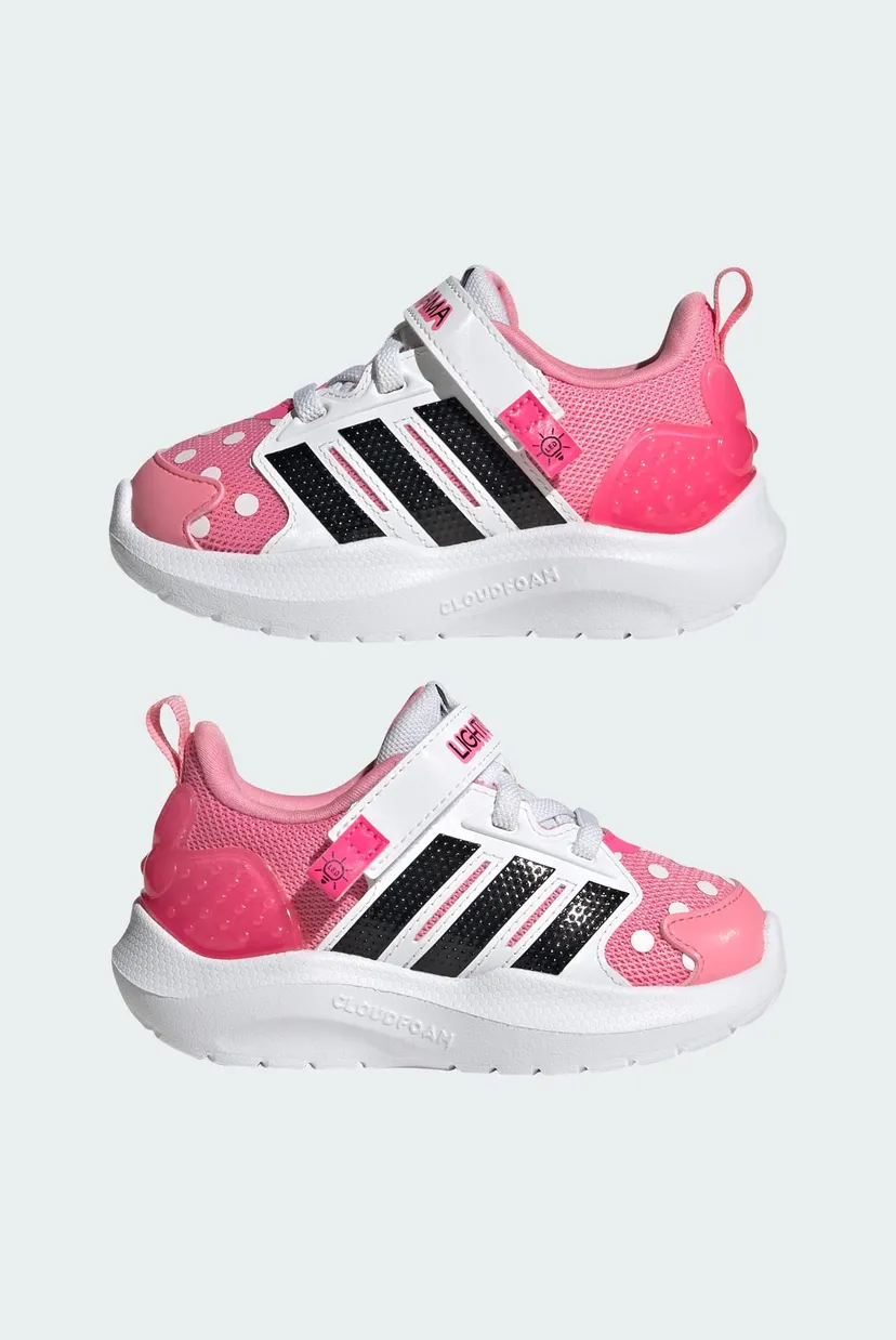 Детские розовые кроссовки ADIDAS DISNEY LIGHTORAMA MINNIE MOUSE INFANTS 7