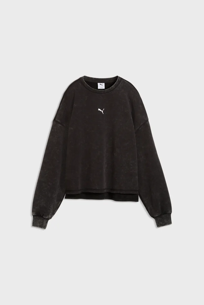 Жіночий чорний світшот Run Culture Collective Oversized Graphic Sweatshirt Women 4