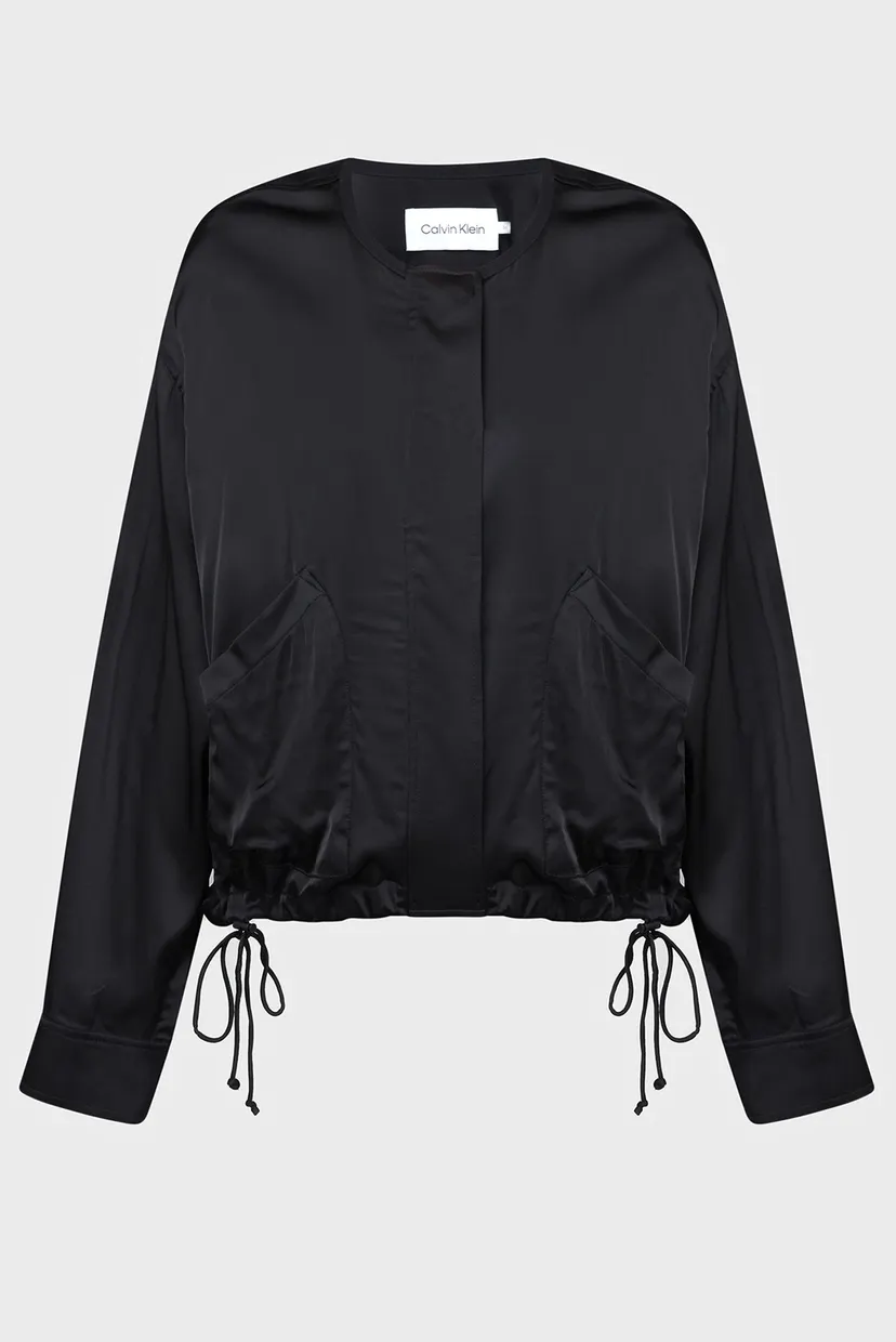 Женская черная ветровка SATEEN 5