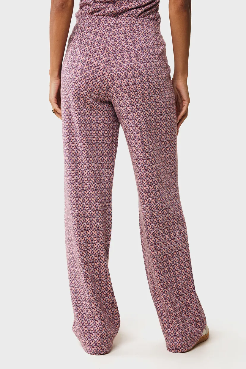 Жіночі брюки з візерунком Jacquard straight leg pants 3