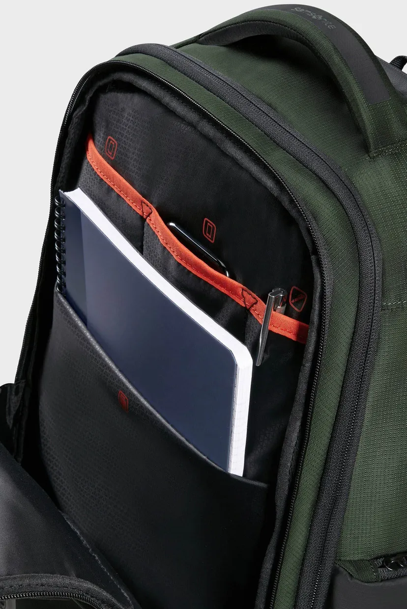 Мужской зеленый рюкзак для ноутбука BIZ2GO GREEN/DARK GREEN 5