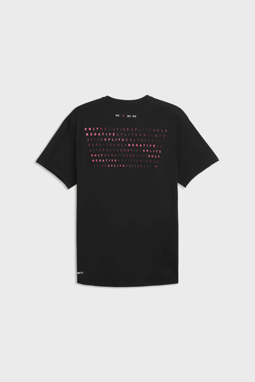 Чоловіча чорна футболка Run coolCELL Boxy Running Tee Men 5