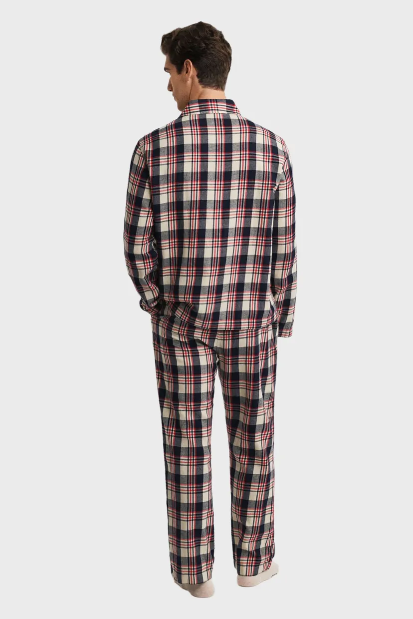 Чоловіча картата піжама (сорочка, брюки) FLANNEL 3